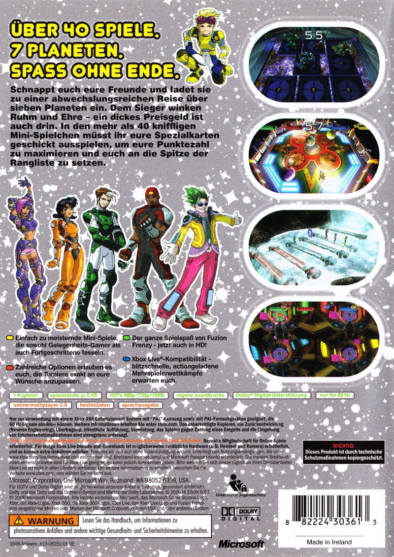 Fuzion Frenzy 2 - Microsoft Xbox 360 (Microsoft Game Studios - 1-4) video game collectible [Barcode 882224303651] - Main Image 2