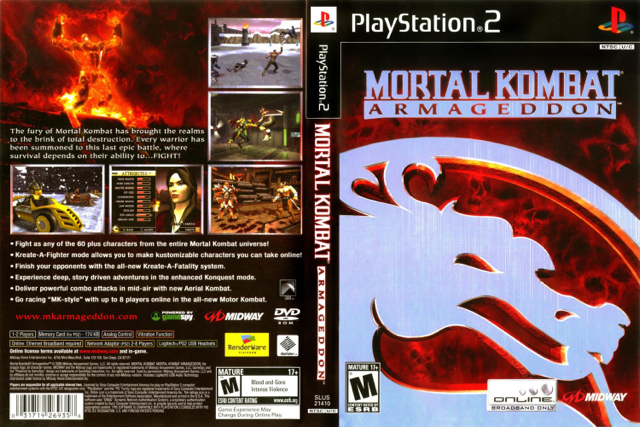 Mortal Kombat: Armageddon - Sony PlayStation 2 (PS2) (Midway - 2) video game collectible [Barcode 031719269358] - Main Image 2