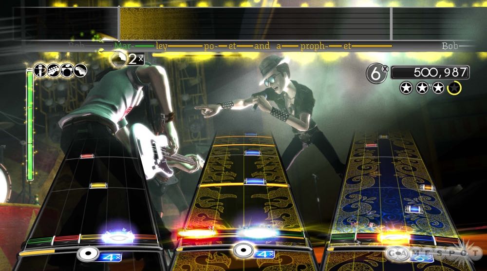 RockBand 2 - Microsoft Xbox 360 (EA (Electronic Arts) - 1-4) video game collectible - Main Image 3