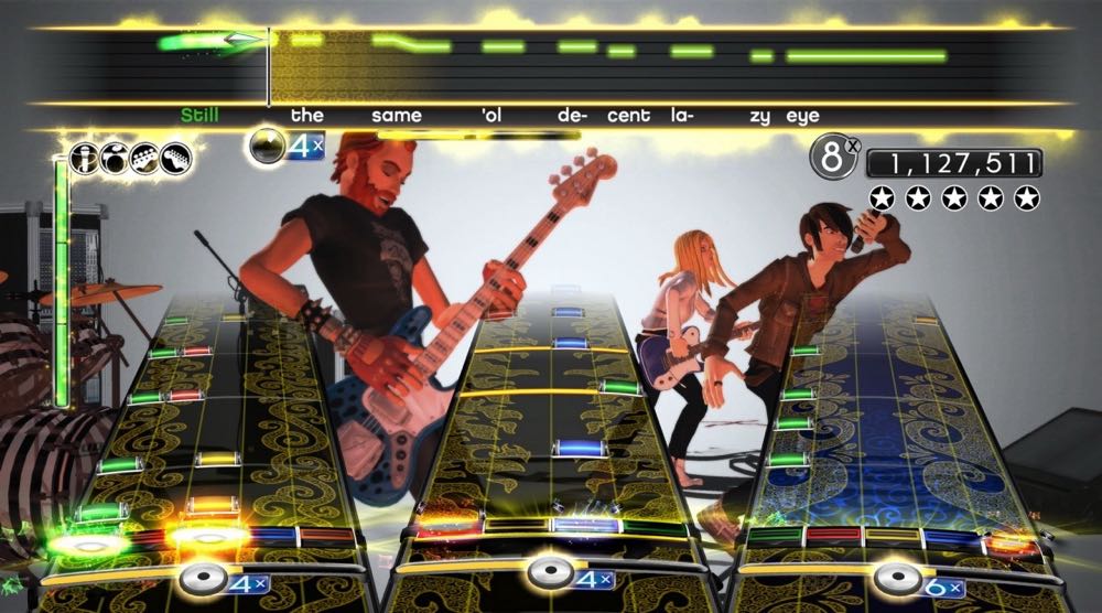 RockBand 2 - Microsoft Xbox 360 (EA (Electronic Arts) - 1-4) video game collectible - Main Image 4