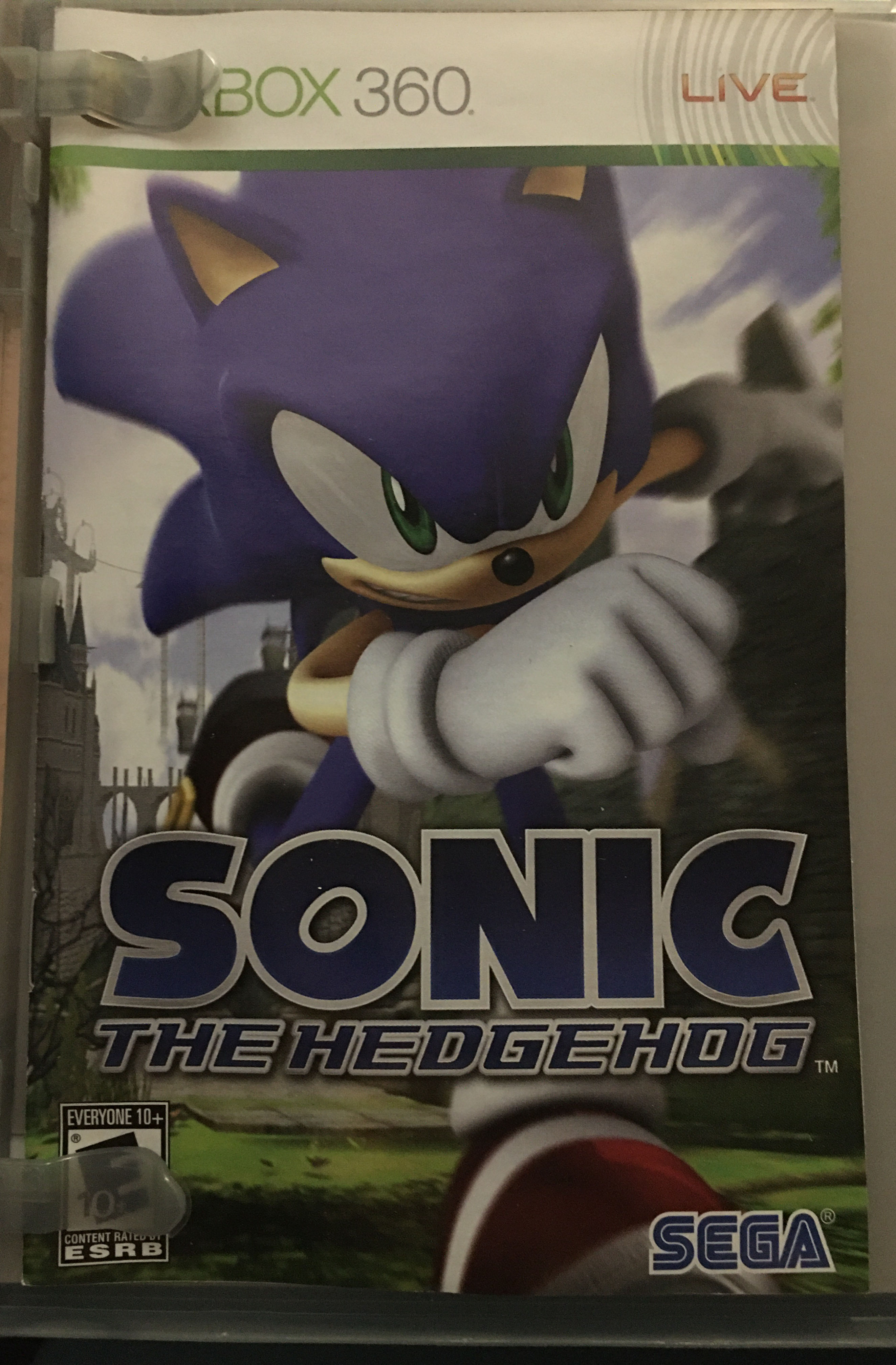 Sonic The Hedgehog - Microsoft Xbox 360 (Sega - 2) video game collectible [Barcode 010086680065] - Main Image 4