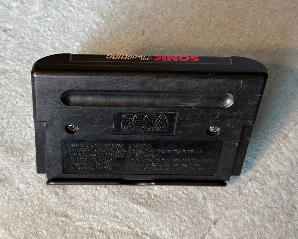 Sonic:  The Hedgehog - Sega Genesis (Mega Drive) video game collectible - Main Image 2