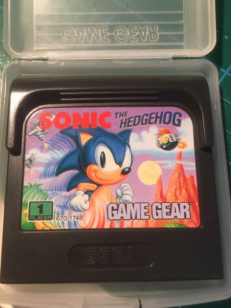 Sonic The Hedgehog - Sega Game Gear video game collectible - Main Image 1