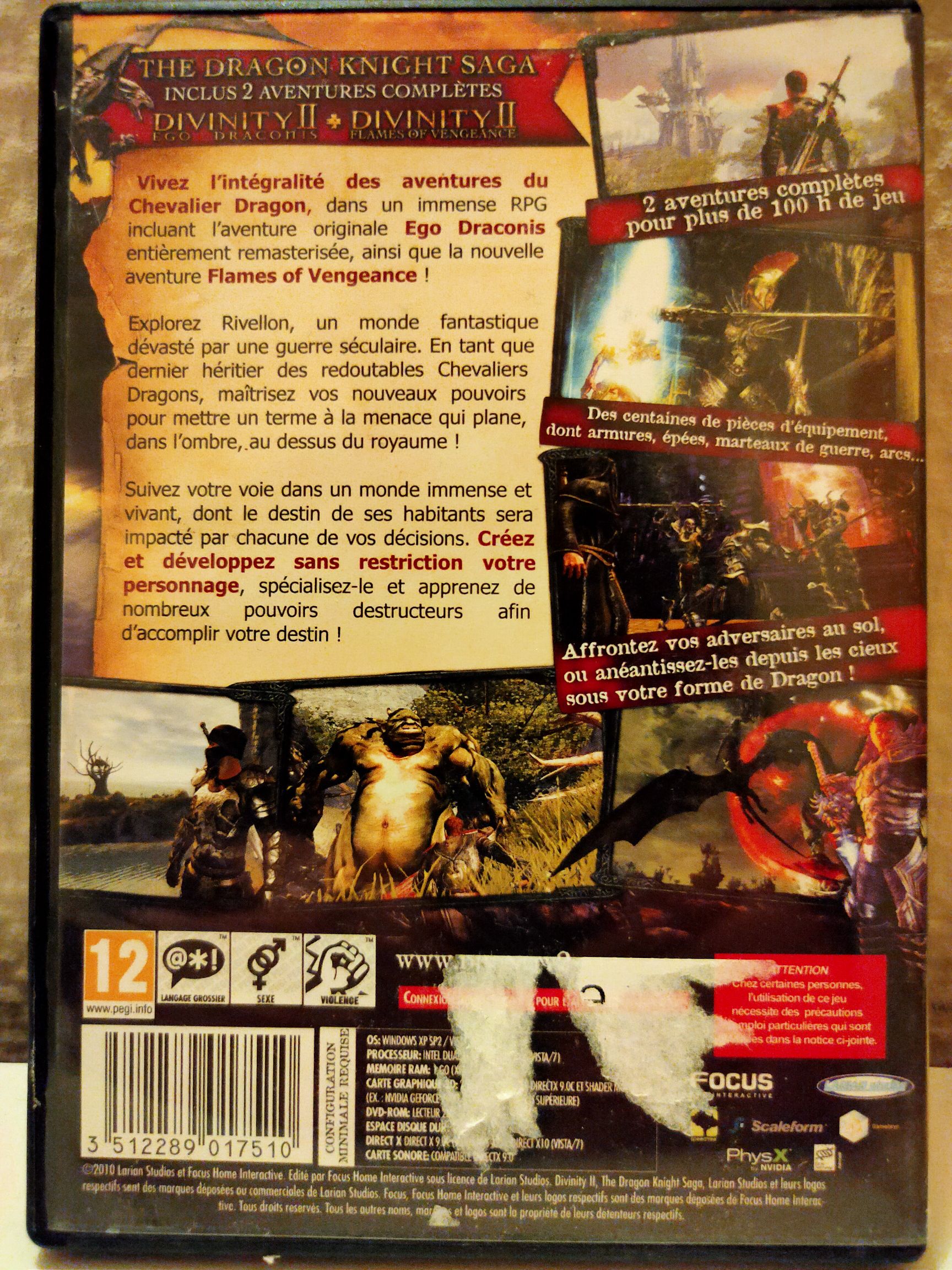 Divinity II : The Dragon Knight Saga - PC video game collectible [Barcode 3512289017510] - Main Image 2