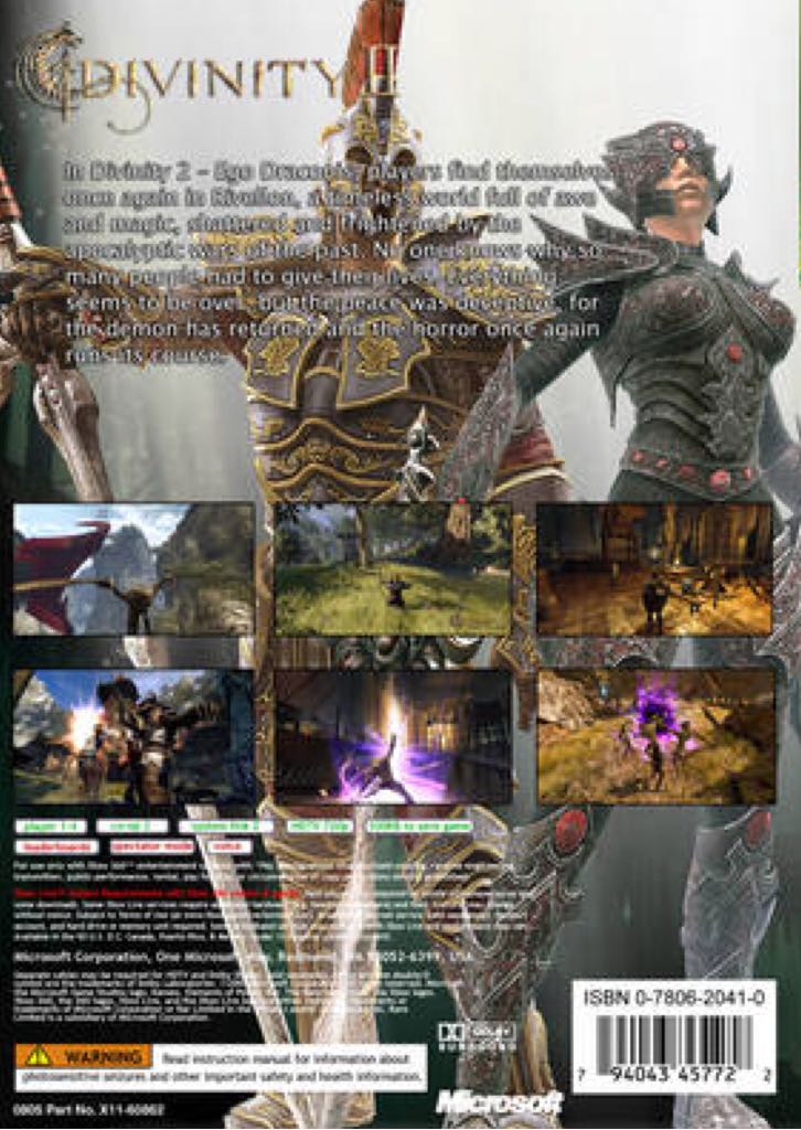 Divinity II : Ego Draconis - Microsoft Xbox 360 (1) video game collectible [Barcode 4017244023593] - Main Image 2