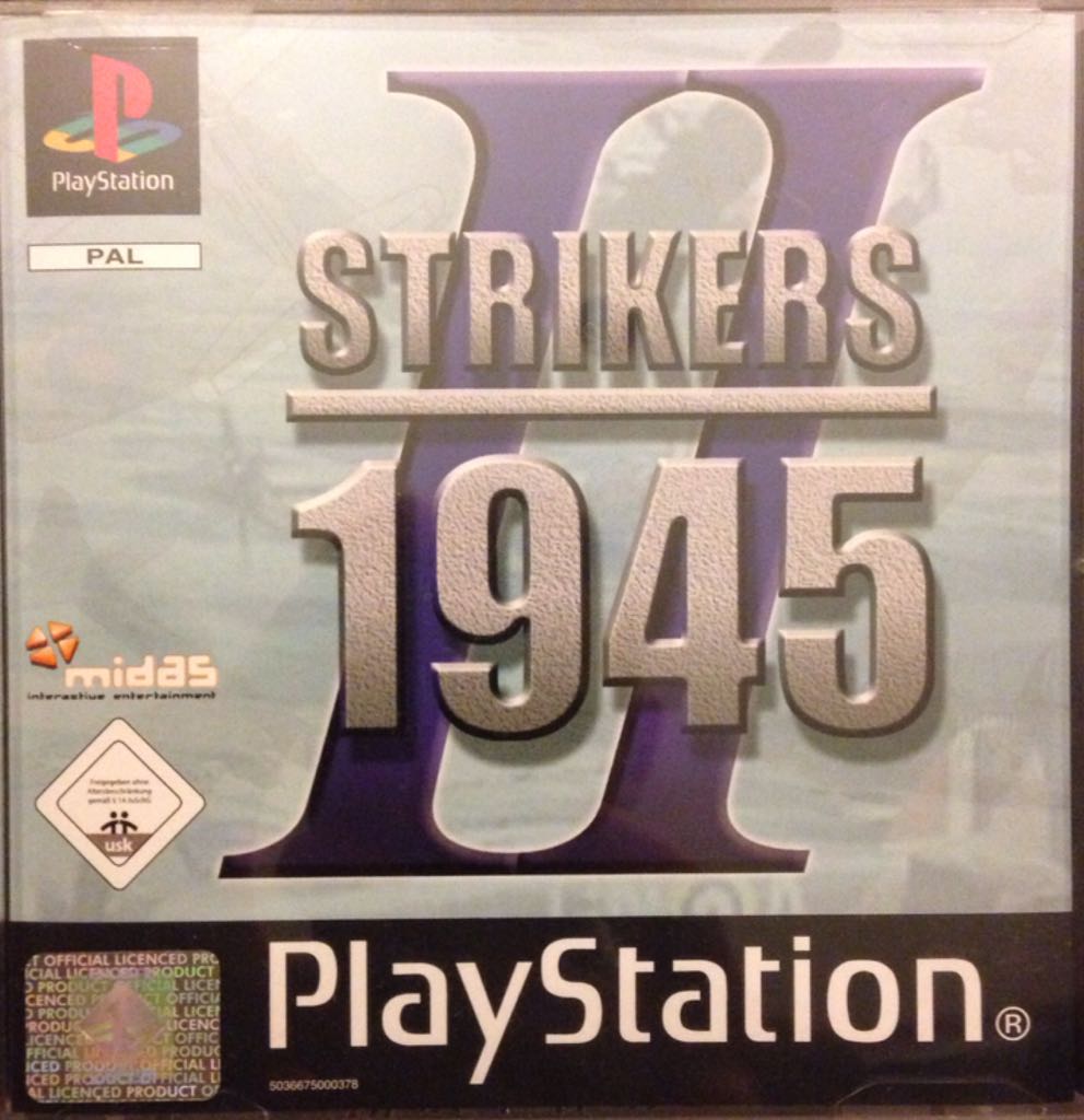 Strikers 1945 II - Sony PlayStation video game collectible [Barcode 5036675000378] - Main Image 1