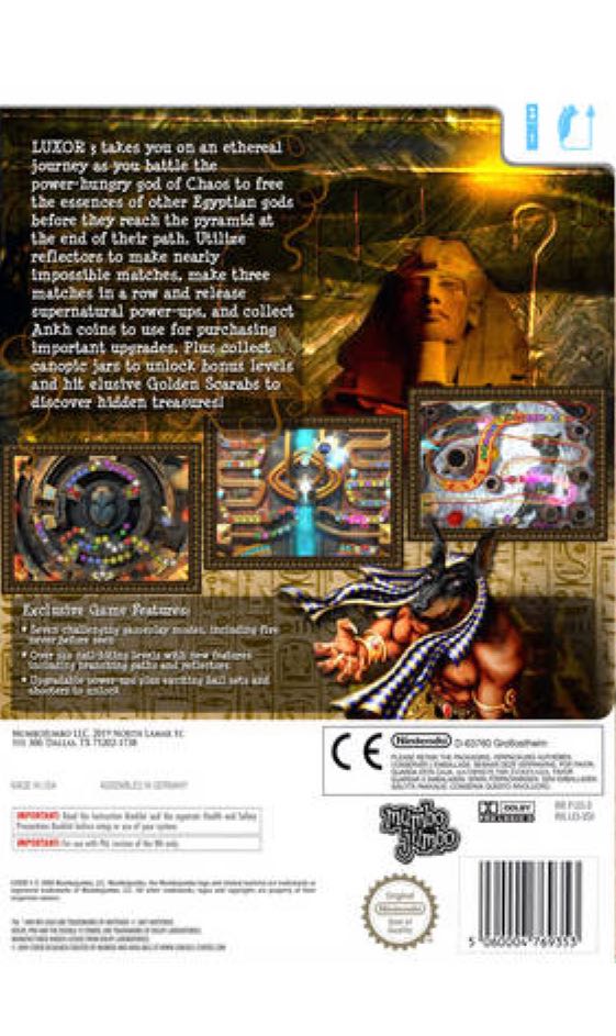 Luxor 3 - Nintendo Wii (Mumbo Jumbo - 1) video game collectible [Barcode 811930105280] - Main Image 2