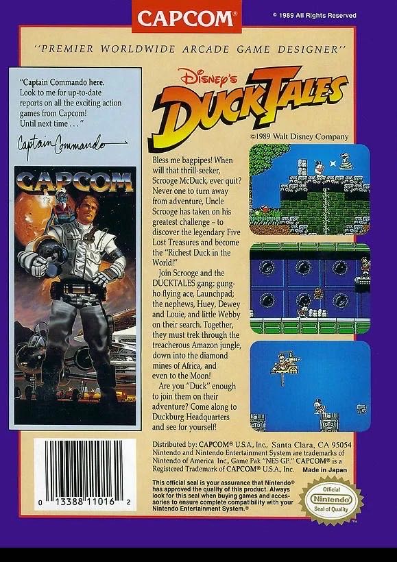 Duck Tales - Nintendo Entertainment System (NES) (Capcom) video game collectible - Main Image 2