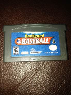 Backyard Baseball - Nintendo Game Boy Advance (GBA) video game collectible - Main Image 1