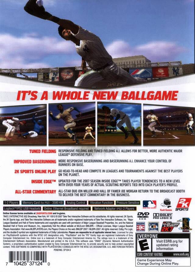 Major League Baseball 2K7 - Microsoft Xbox Live (2K Sports) video game collectible [Barcode 710425371271] - Main Image 2