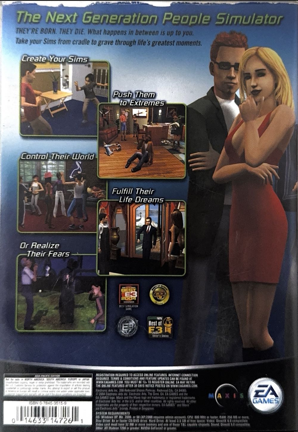 The Sims 2 - PC (Electronic Arts/EA Games - 1) video game collectible [Barcode 014633147261] - Main Image 2