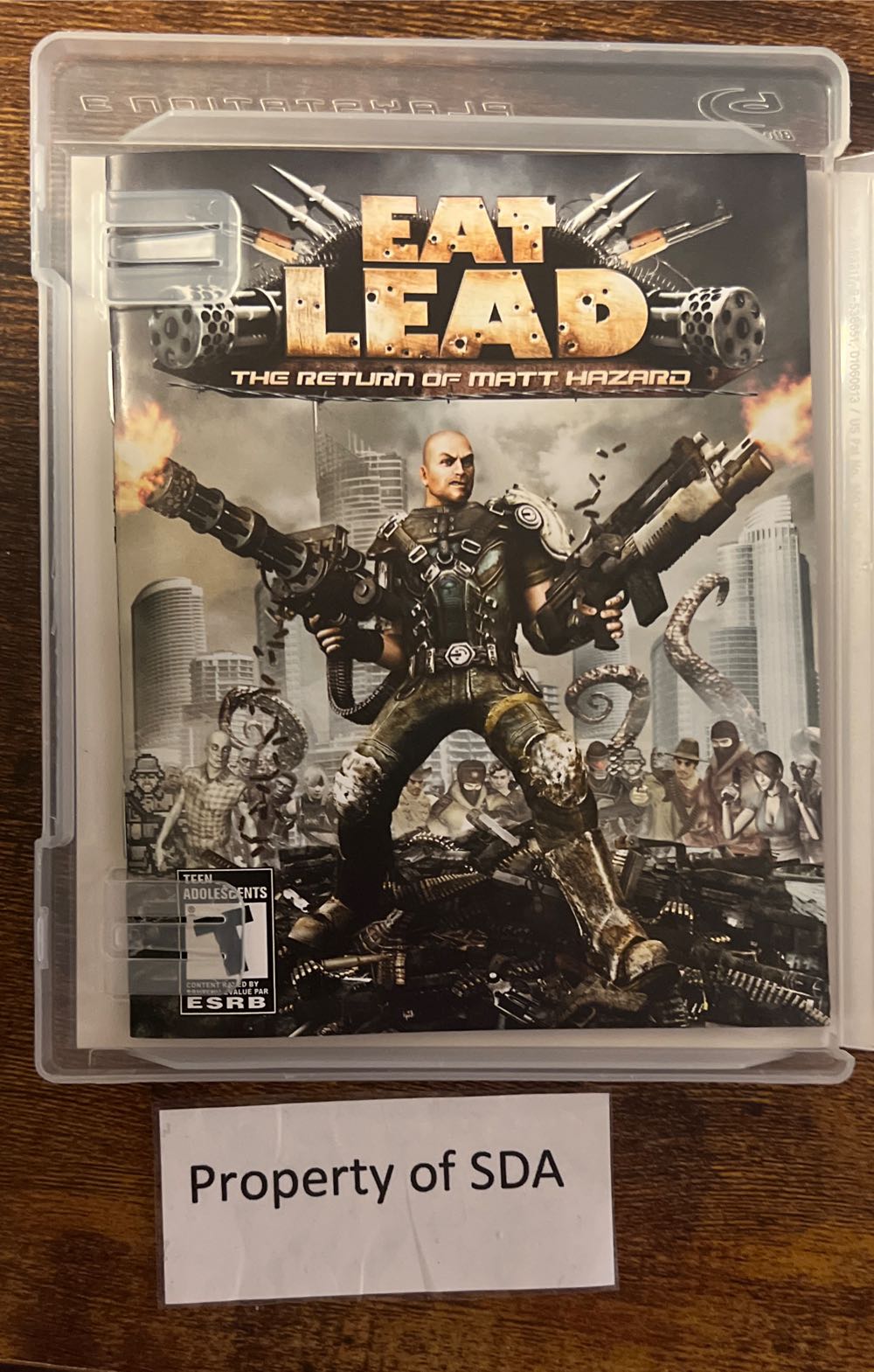 Eat Lead: The Return of Matt Hazard - Sony PlayStation 3 (PS3) (D3 Publisher - 1) video game collectible [Barcode 879278130036] - Main Image 3