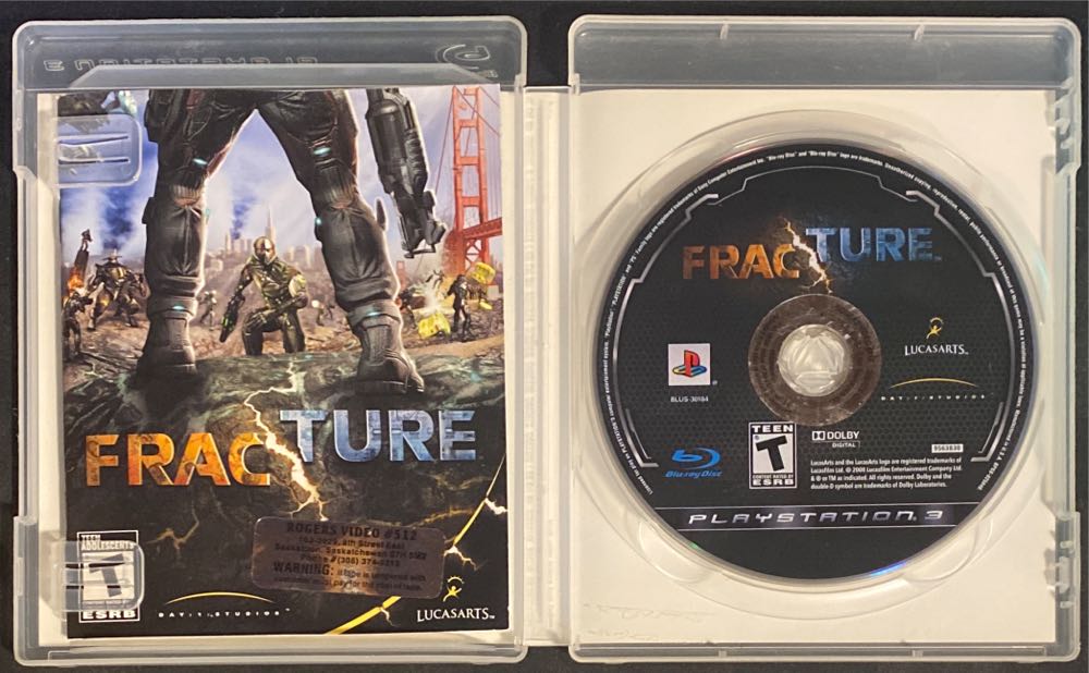 Fracture - Sony PlayStation 3 (PS3) (1) video game collectible [Barcode 023272956349] - Main Image 3