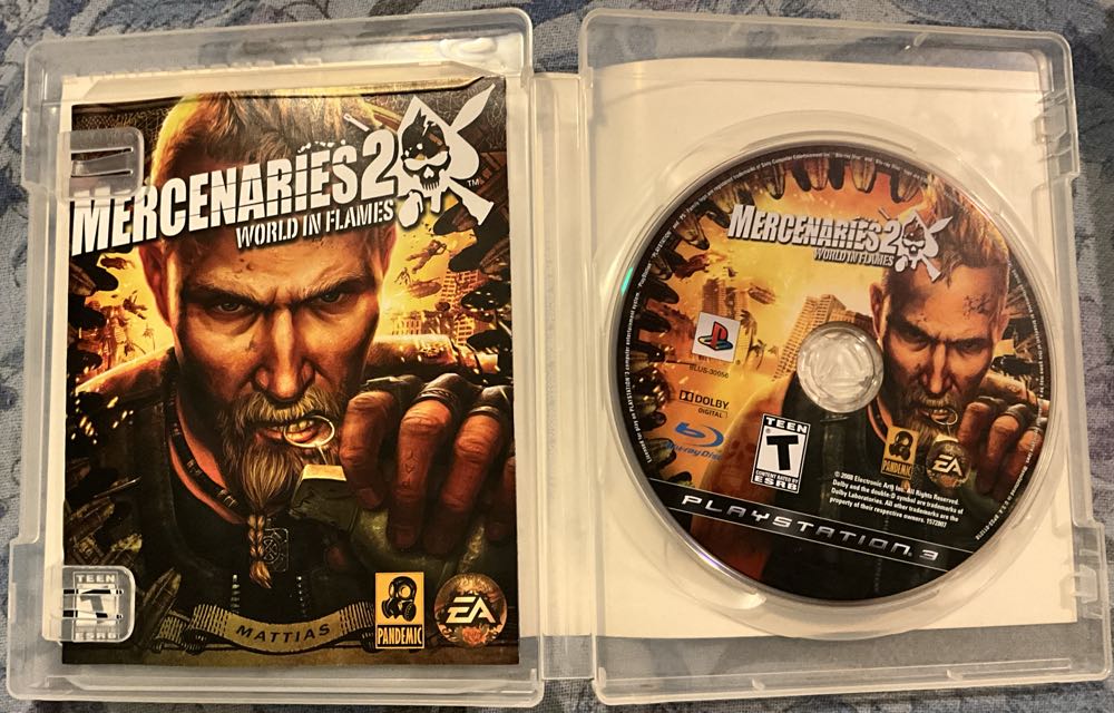Mercenaries 2: World In Flames - Sony PlayStation 3 (PS3) (Electronic Arts - 1) video game collectible [Barcode 014633157284] - Main Image 3
