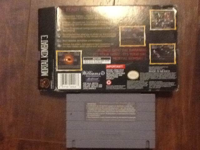 Mortal Kombat 3 - Nintendo Super Nintendo Entertainment System (SNES) (Acclaim - 2) video game collectible [Barcode 3455191994305] - Main Image 2