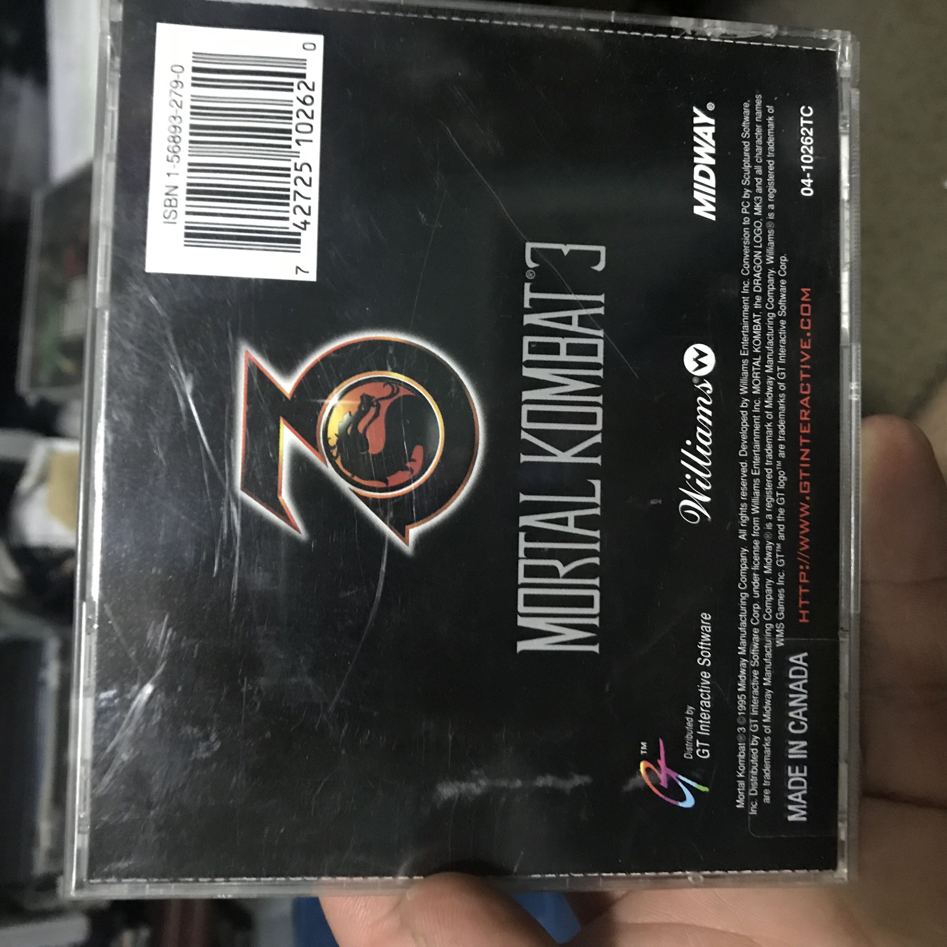 Mortal Kombat 3 - CD Projekt GOG (Midway - 2) video game collectible [Barcode 742725110311] - Main Image 2