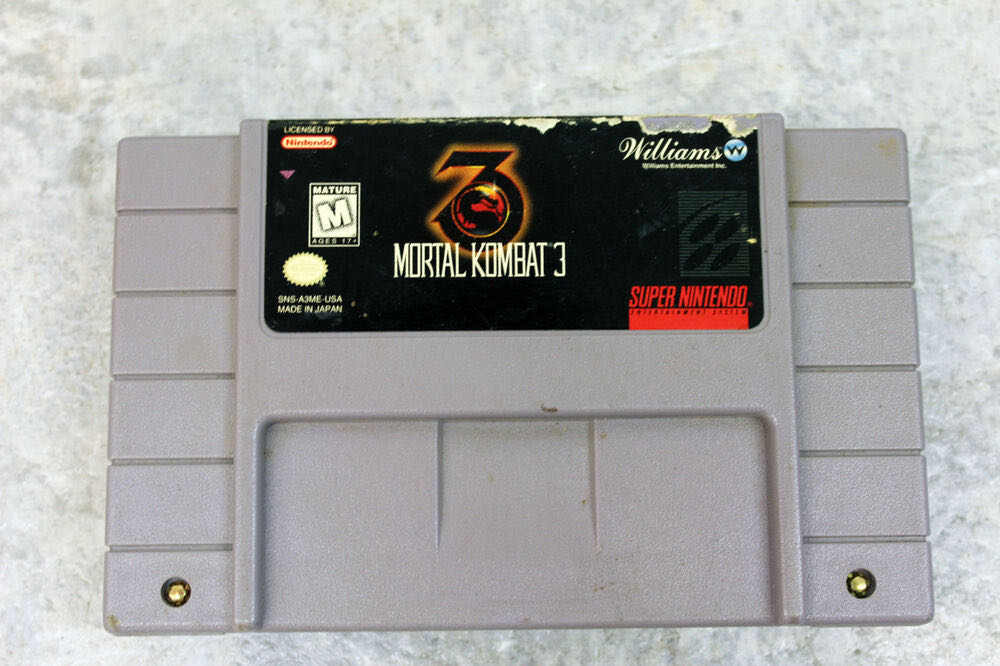 Mortal Kombat 3 - Nintendo Super Nintendo Entertainment System (SNES) (Williams Electronics - 2) video game collectible - Main Image 4