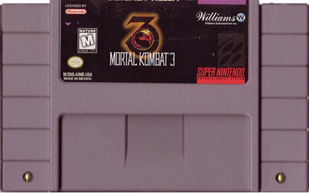 Mortal Kombat 3 - Nintendo Super Nintendo Entertainment System (SNES) (Williams Entertainment - 2) video game collectible - Main Image 4