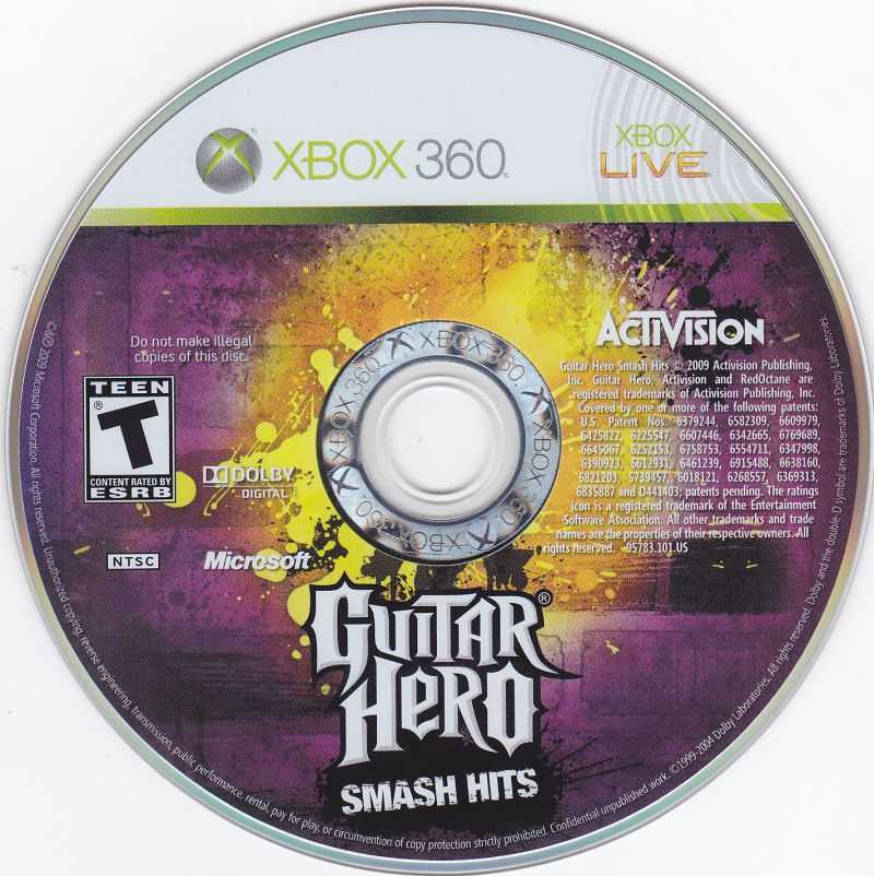 Guitar Hero Smash Hits - Microsoft Xbox 360 (2) video game collectible - Main Image 3