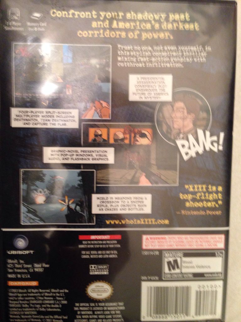 XIII - Nintendo Switch (Ubisoft) video game collectible [Barcode 008222150114] - Main Image 2