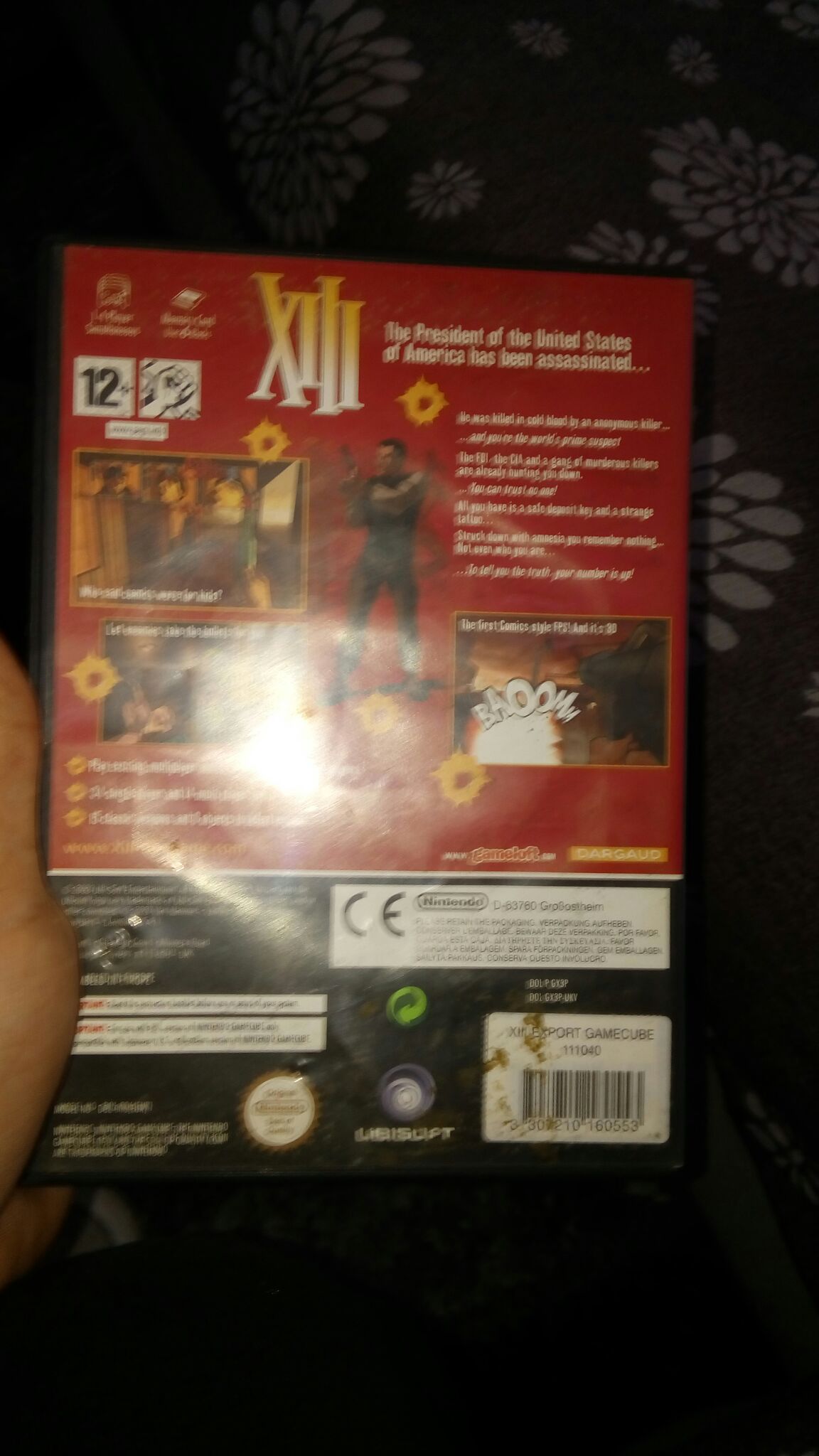 XIII - Nintendo GameCube video game collectible [Barcode 3307210160553] - Main Image 2