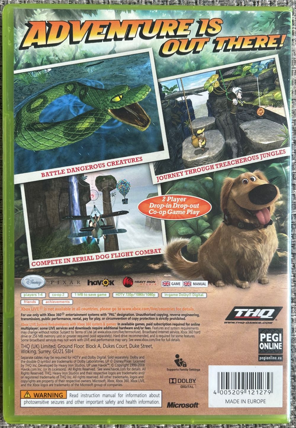 Up - Microsoft Xbox 360 (THQ) video game collectible [Barcode 4005209121279] - Main Image 2