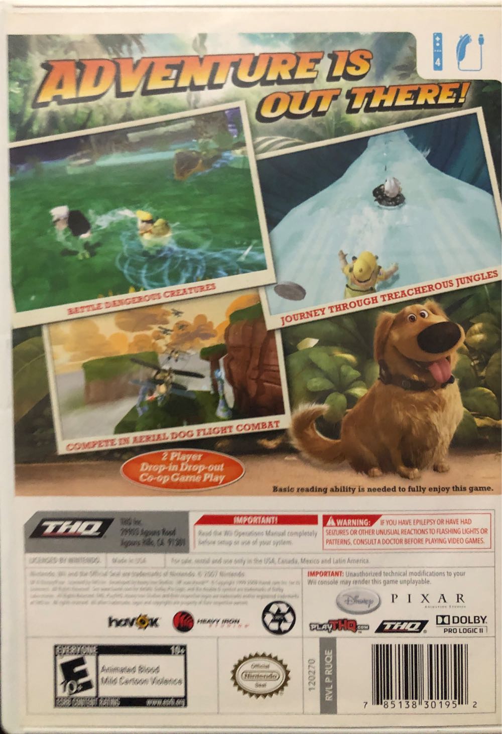 Up - Nintendo Wii (THQ - 999) video game collectible [Barcode 785138301952] - Main Image 3