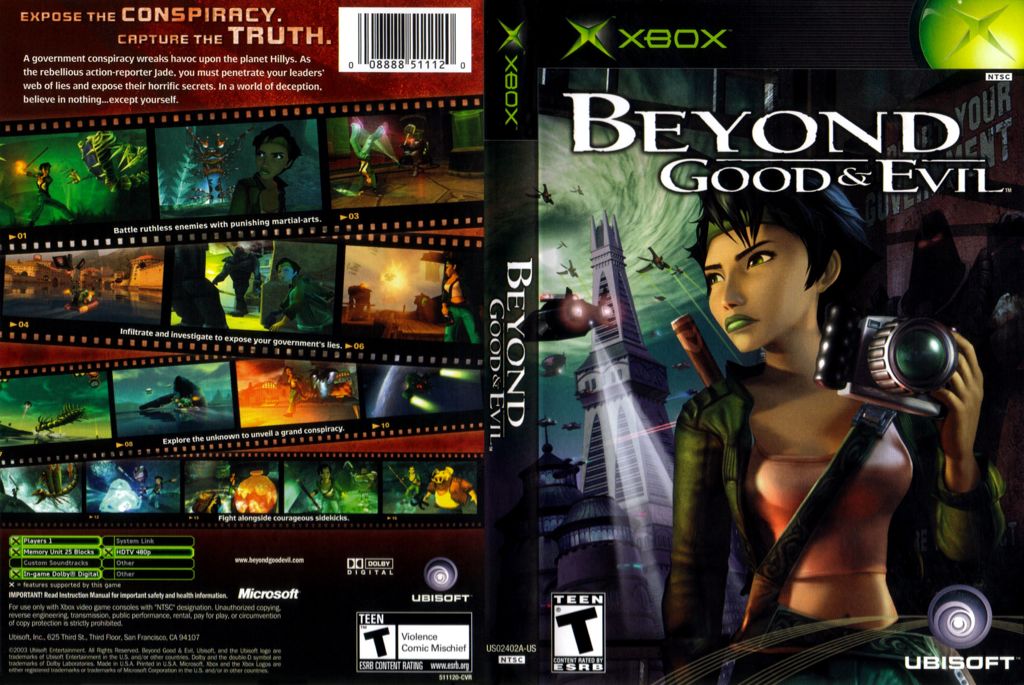 Beyond Good and Evil - Microsoft Xbox (Ubisoft - 1) video game collectible [Barcode 3307210149831] - Main Image 2