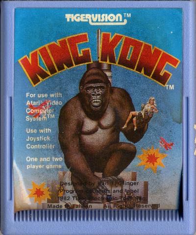 King Kong - Atari 2600 (Tigervision - 1-2) video game collectible - Main Image 3