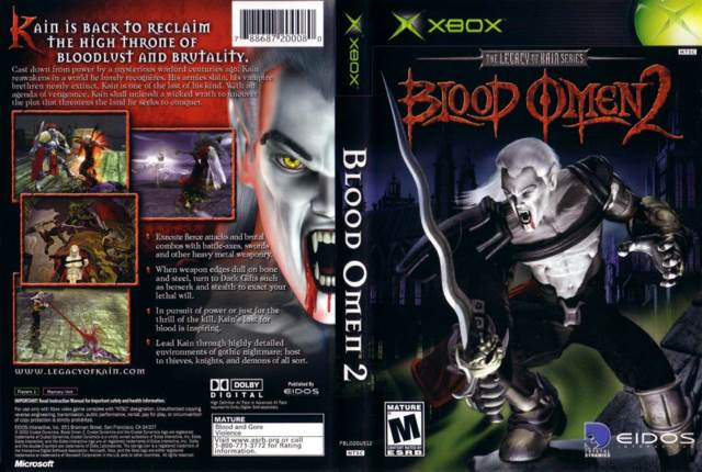 Blood Omen 2 - Microsoft Xbox (Eidos Interactive - 1) video game collectible [Barcode 5032921016353] - Main Image 2