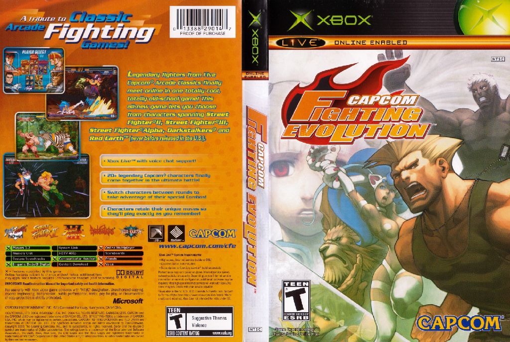 Capcom: Fighting Evolution - Microsoft Xbox video game collectible - Main Image 1