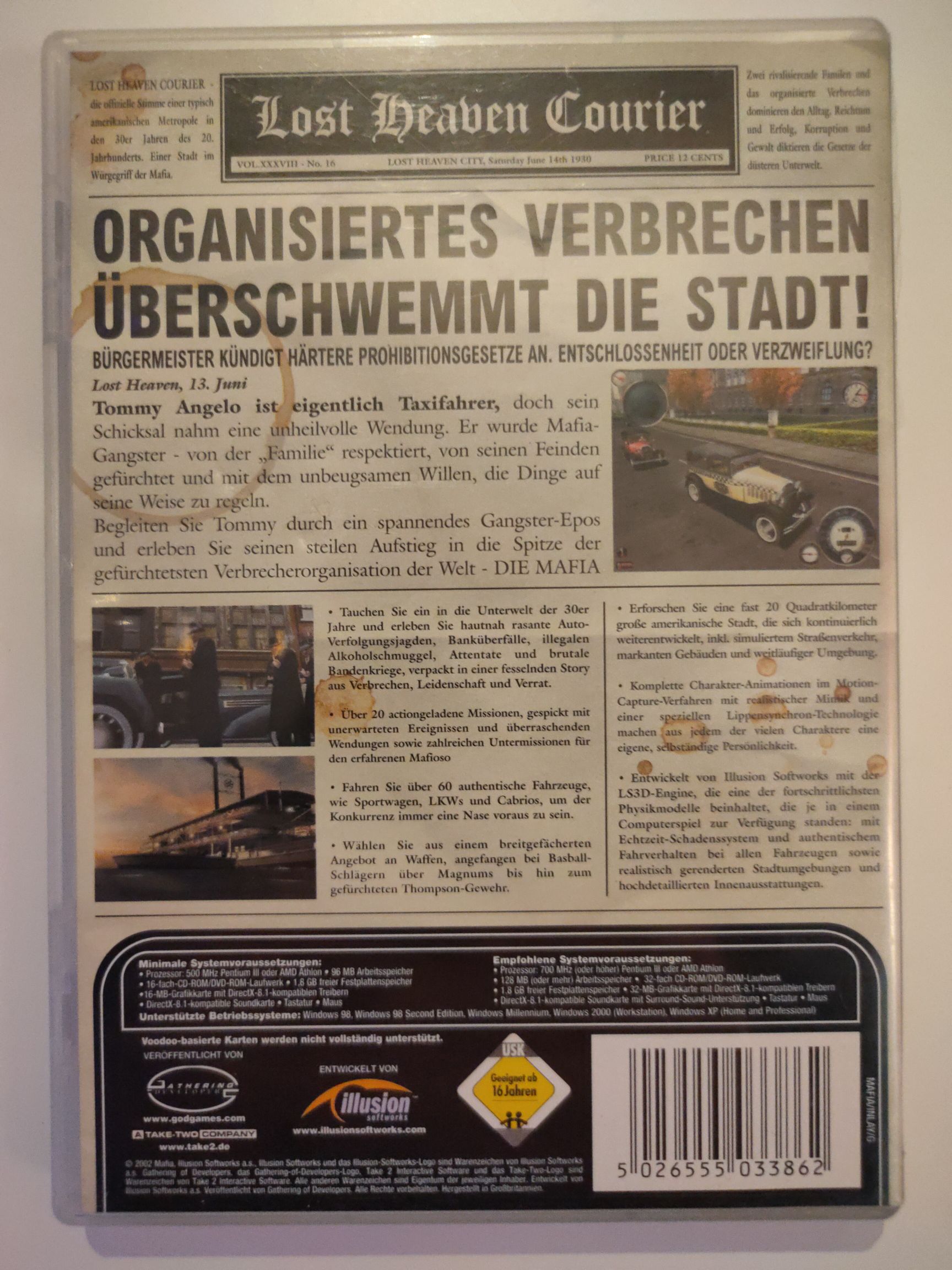 Mafia - PC (Gathering Of Developers - 1) video game collectible [Barcode 5026555033862] - Main Image 2