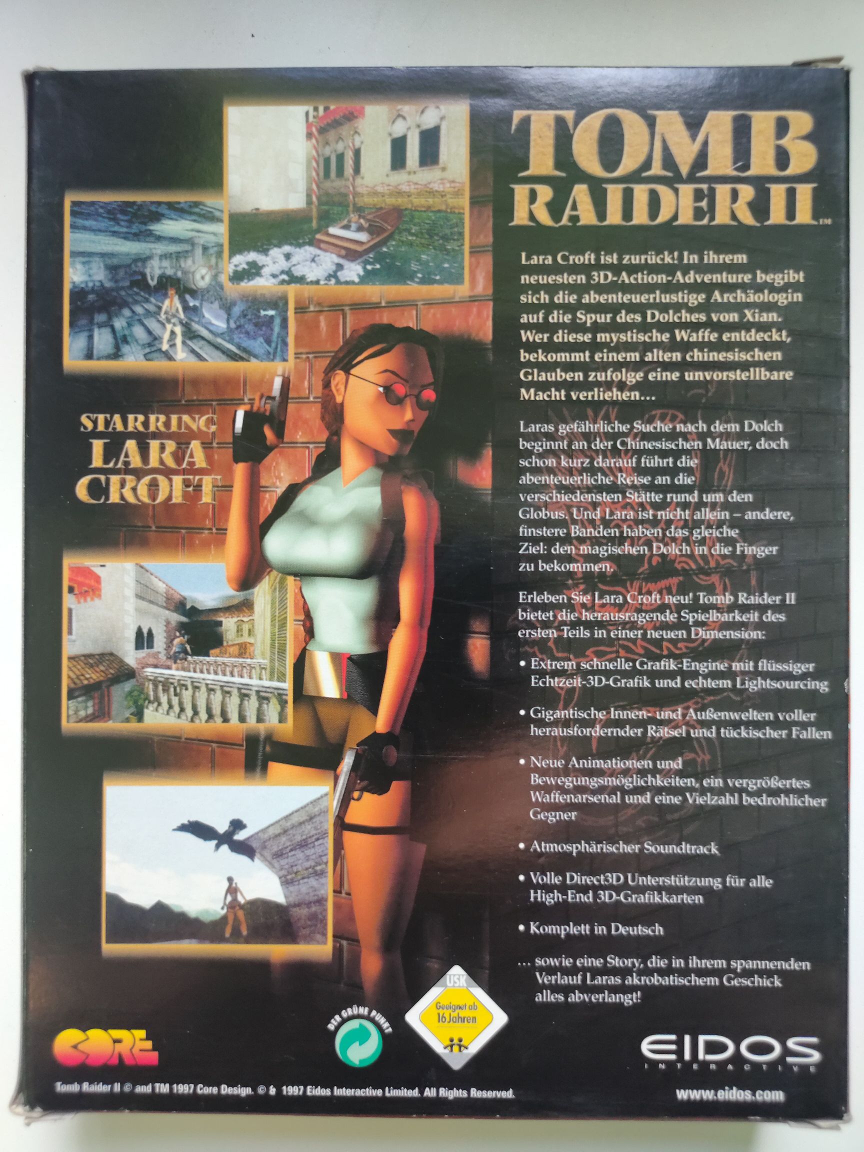 Tomb Raider 2 - PC (Eidos Interactive - Solo Player) video game collectible [Barcode 5032921002493] - Main Image 2