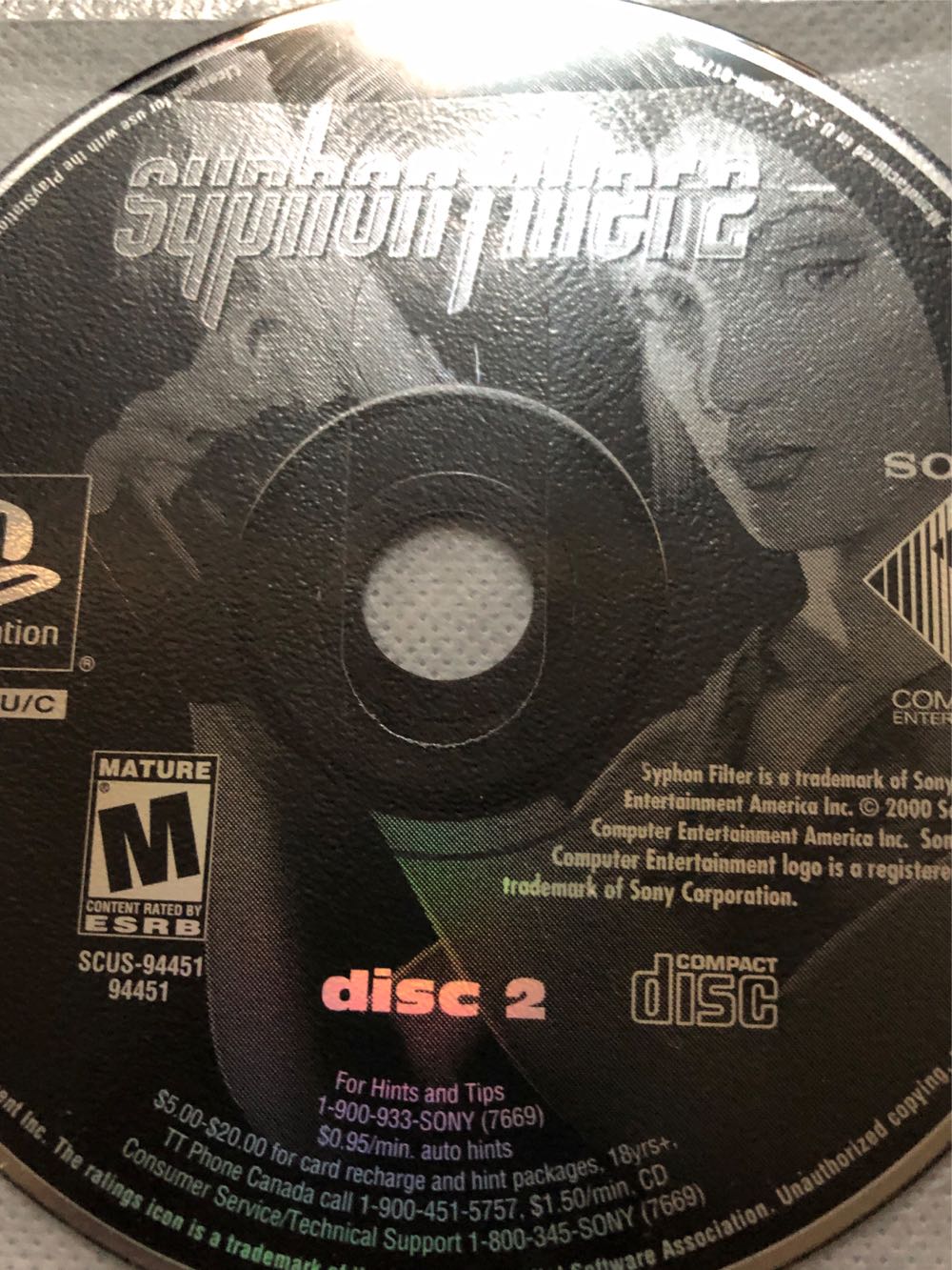 Syphon Filter 2 - Sony PlayStation (989 Studios - 1-2) video game collectible [Barcode 711719160427] - Main Image 4