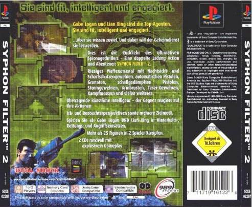 Syphon Filter 2 - Sony PlayStation video game collectible [Barcode 711719161226] - Main Image 2