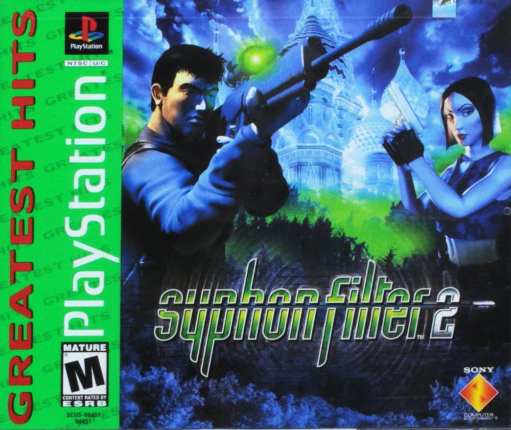 Syphon Filter 2 - Sony PlayStation (989 Studios - 1 or 2) video game collectible [Barcode 711719445128] - Main Image 3