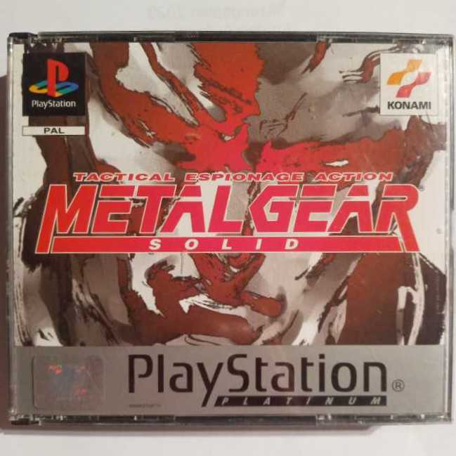 Metal Gear Solid - Sony PlayStation (Konami - 1) video game collectible [Barcode 4988602749779] - Main Image 3