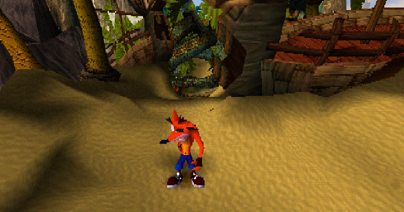 Crash Bandicoot - Sony PlayStation (Sony Computer Entertainment - 1) video game collectible - Main Image 3