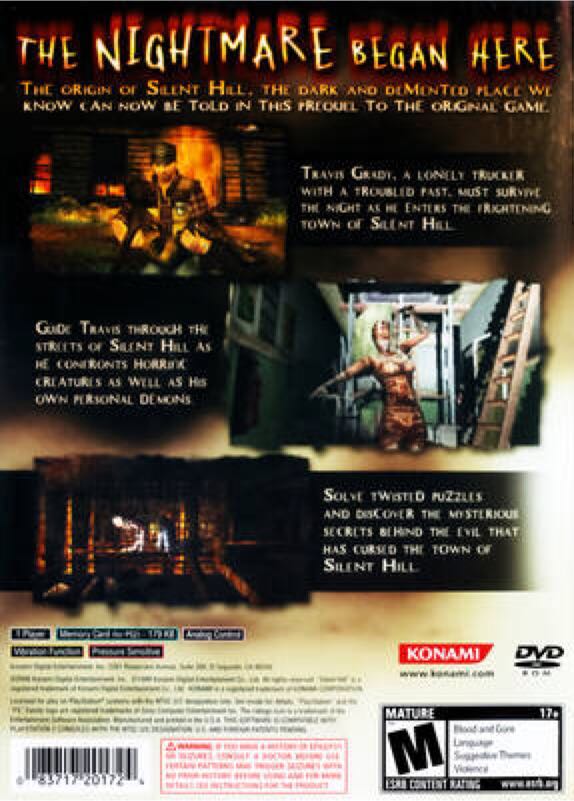 Silent Hill: Origins - Sony PlayStation 2 (PS2) (Konami - 1) video game collectible [Barcode 4012927121412] - Main Image 2