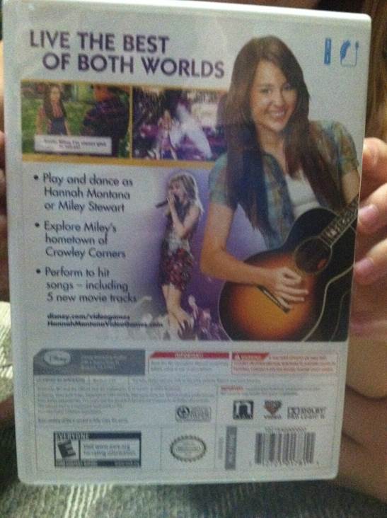 Hannah Montana: The Movie - Nintendo Wii (Disney Interactive Studio) video game collectible [Barcode 712725017811] - Main Image 2