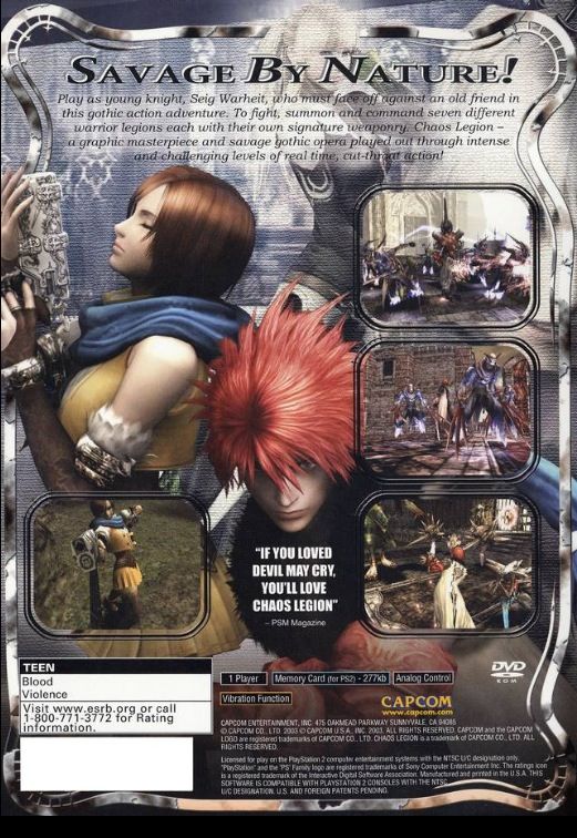 Chaos Legion - Sony PlayStation 2 (PS2) (Capcom - 1) video game collectible - Main Image 2