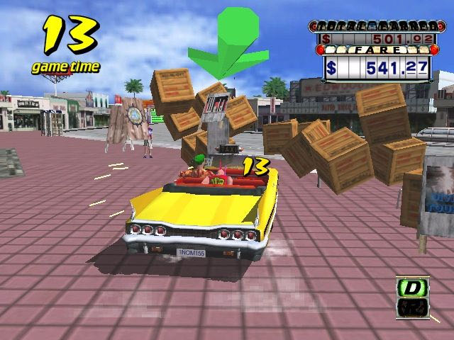 Crazy Taxi - Sega Dreamcast (Sega - 1) video game collectible [Barcode 5060004760190] - Main Image 4
