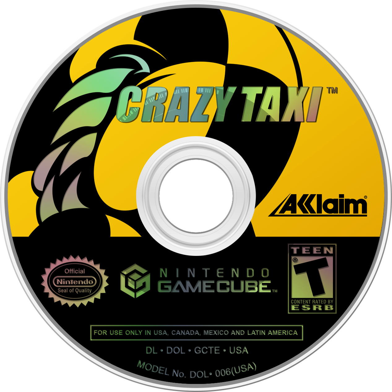 Crazy Taxi - Nintendo GameCube (Acclaim - 1) video game collectible - Main Image 3