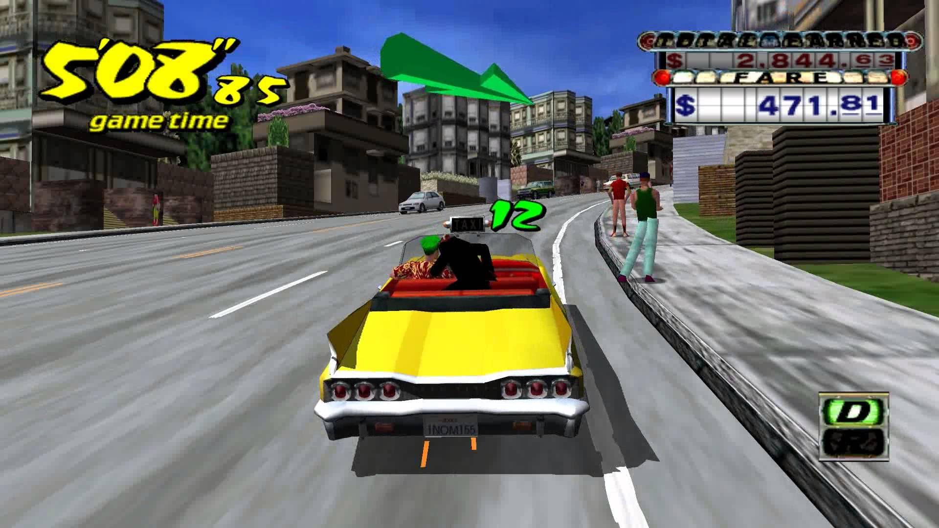 Crazy Taxi - Nintendo GameCube (Acclaim - 1) video game collectible - Main Image 4