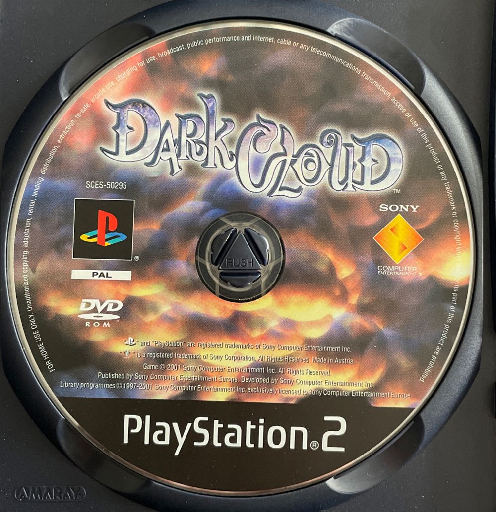 Dark Cloud - Sony PlayStation 2 (PS2) (Sony Computer Entertainment - 1) video game collectible [Barcode 711719277224] - Main Image 3