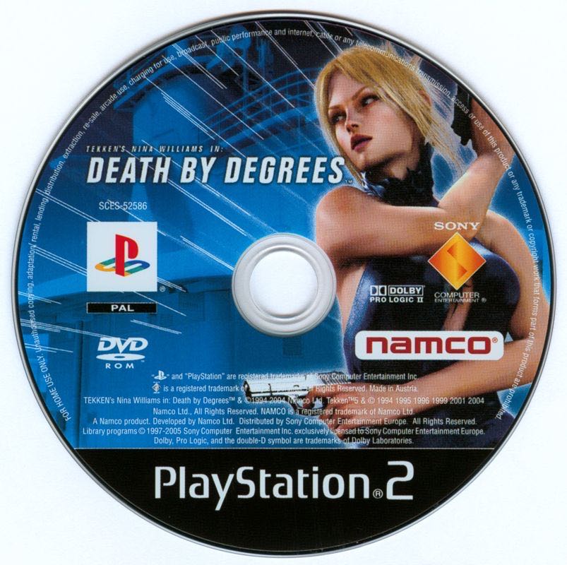 Tekken’s Nina Williams In: Death by Degrees - Sony PlayStation 2 (PS2) (Namco Bandai - 1) video game collectible [Barcode 722674100182] - Main Image 3