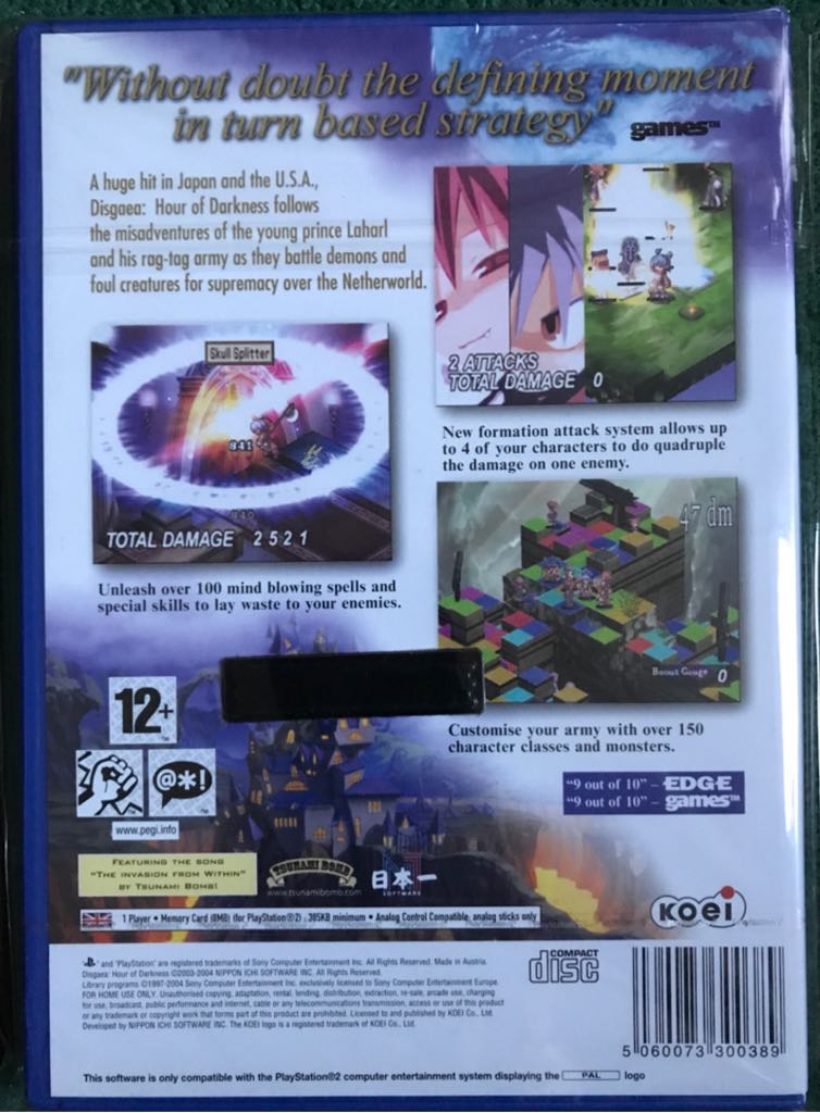 Disgaea: Hour Of Darkness - Sony PlayStation 2 (PS2) video game collectible [Barcode 5603625162242] - Main Image 2