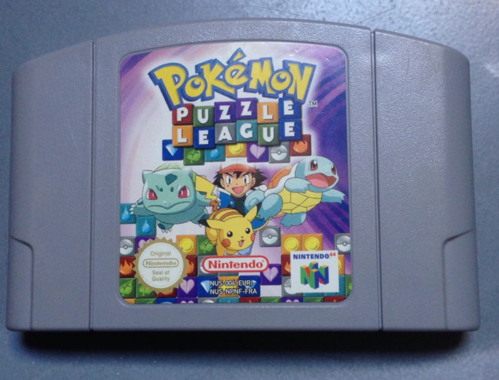 Pokémon Puzzle League - Nintendo 64 (N64) video game collectible - Main Image 1