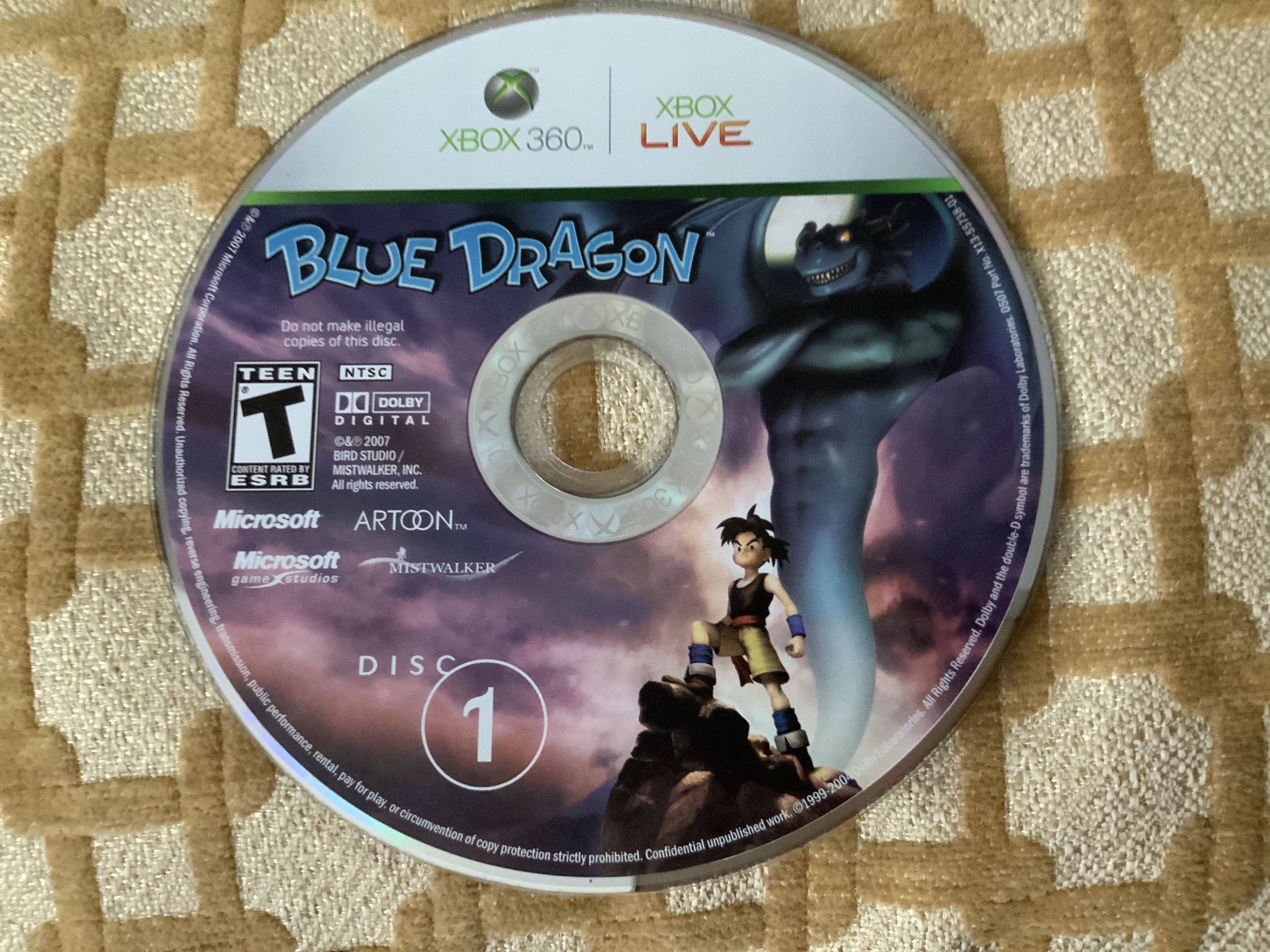 Blue Dragon - Microsoft Xbox 360 (Microsoft Game Studios - 1) video game collectible [Barcode 882224465038] - Main Image 3