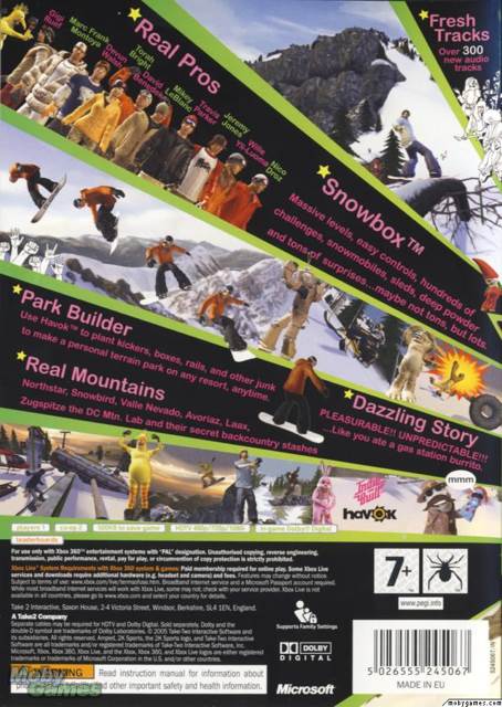 Amped 3 - Microsoft Xbox 360 (2K Games) video game collectible [Barcode 19802077] - Main Image 2